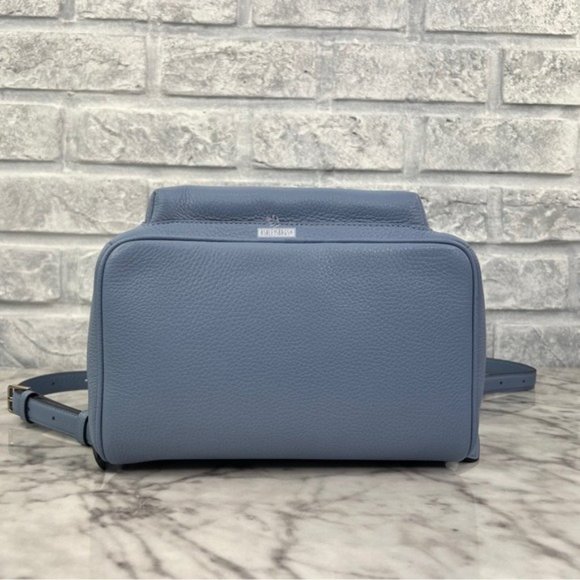 Kate Spade Leila Dome Backpack & Medium Compact Bifold Wallet In Dusty Blue - Picture 7 of 16